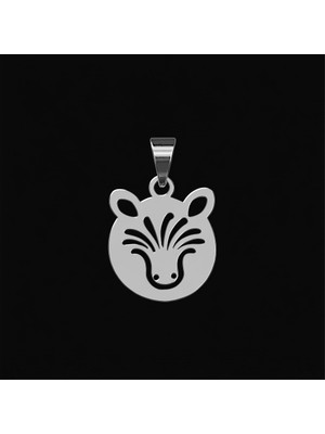 TabiTela 925 Ayar gümüş kolye zebra SM8572