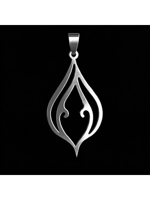 TabiTela 925 Ayar gümüş kolye lale   SM8358