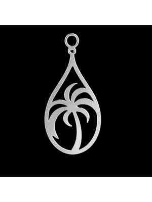 TabiTela 925 Ayar gümüş kolye palmiye ağacı SM6493