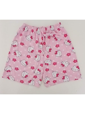 Hello Kitty Desenli Yazlık Şort- BK1010007