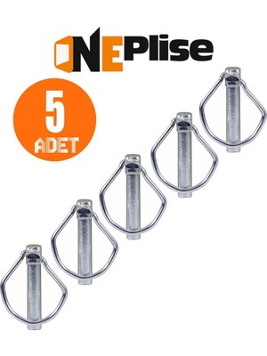 8 mm Traktör Pimi Yaylı Pim Kaliteli Çelik (5 Adet)