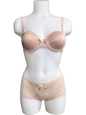 Night Flight Kurdaleli Desteksiz Sütyen Takım Kod 2134