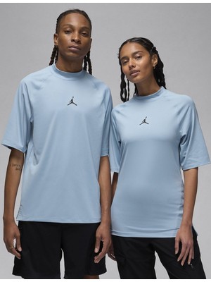 Nike Jordan Dri Fit Sport Men's Golf T-Shirt Unisex Glof Tişört Açık Mavi