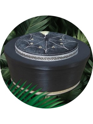 Lüks Siyah Kadife Sarık,imam, Cam,imam Fesi Başkan Sarık Imam Sarığı S098