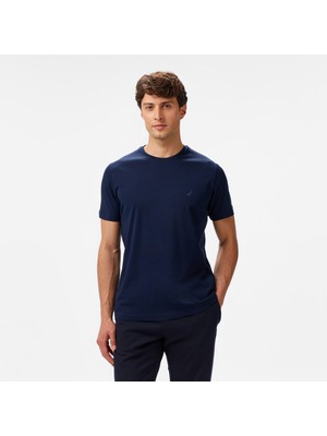 Nautica Erkek Lacivert Regular Fit T-Shirt