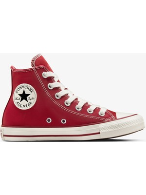 Converse Chuck Taylor All Star Unisex Kırmızı Sneaker Kadınlar İçin Konforlu Tasarım ve Taban Tipi