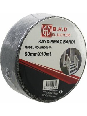 Kaydırmaz Siyah Bant 50 mm x 10 mt