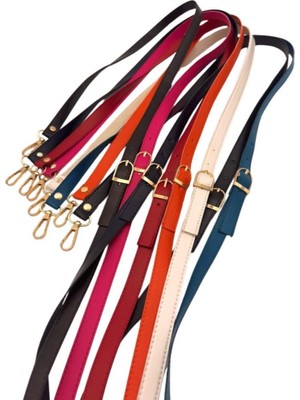 Angel Çanta Aksesuar 120X1.5 cm Tokalı Çanta Sapı Renk Seçenekli Light Gold Metalli