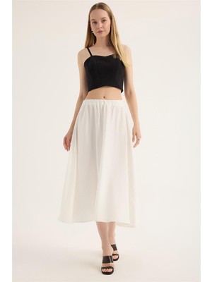 Bel Lastikli Etek