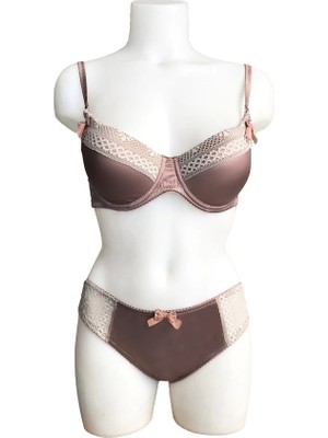 Tolzan Night Flight Fırfırlı Destekli Kurdale Süslemeli Sütyen Takımı 2153