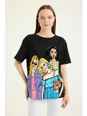 Kız Baskılı Tshirt