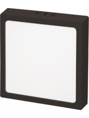 Cata 18W Kare Sıva Üstü LED Panel Armatür Gün Işığı Siyah Kasa CT-5236