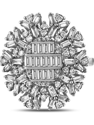 Pırlandia 1,27 Karat Pırlanta Baget Yüzük