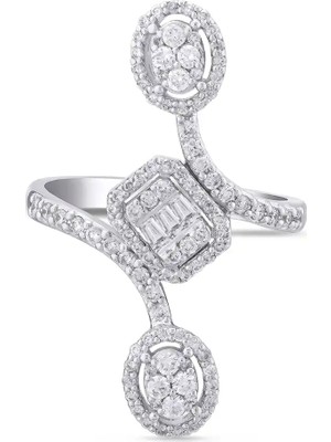 Pırlandia 0,68 Karat Pırlanta Baget Yüzük