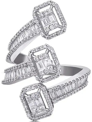 Pırlandia 1,37 Karat Pırlanta Baget Yüzük