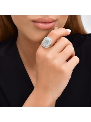Pırlandia 1,70 Karat Pırlanta Baget Yüzük