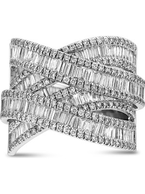 Pırlandia 2,66 Karat Pırlanta Baget Yüzük