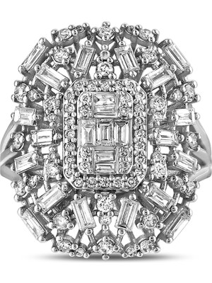 Pırlandia 1,16 Karat Pırlanta Baget Yüzük