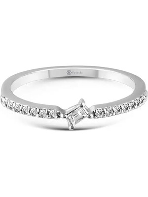 Pırlandia 0,16 Karat Pırlanta Baget Yüzük