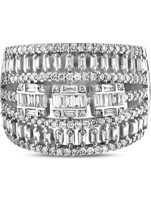 Pırlandia 1,24 Karat Pırlanta Baget Yüzük