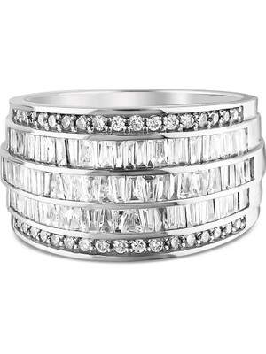 Pırlandia 1,27 Karat Pırlanta Baget Yüzük