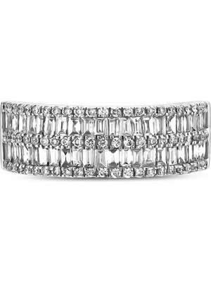 Pırlandia 1,41 Karat Pırlanta Baget Yüzük