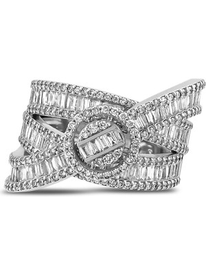 Pırlandia 1,73 Karat Pırlanta Baget Yüzük