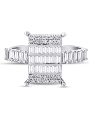 Pırlandia 0,68 Karat Pırlanta Baget Yüzük