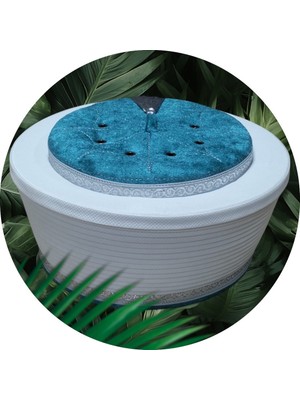 Lüks Sarık,turkuaz Sarık,imam Sarığı,namazsarığı,cami Sarığı S091