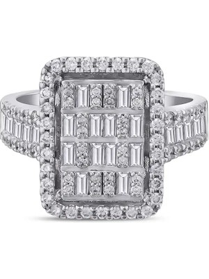 Pırlandia 1,08 Karat Pırlanta Baget Yüzük