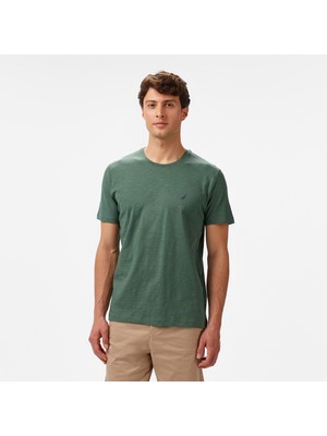 Nautica Erkek Yeşil Regular Fit T-Shirt