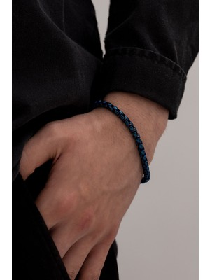 Erkek Çelik Bileklik - Ottoman 5.5mm Polo Erkek Bileklik Künye Ince Model