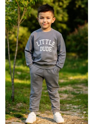 Little Baskı 2 Ip Erkek Çocuk Eşofman Takım