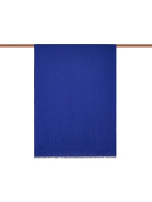 Saks Mavisi Ipekevi Viskon Şal 4474