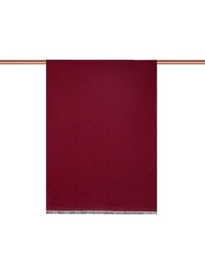 Bordo Ipekevi Viskon Şal 4474