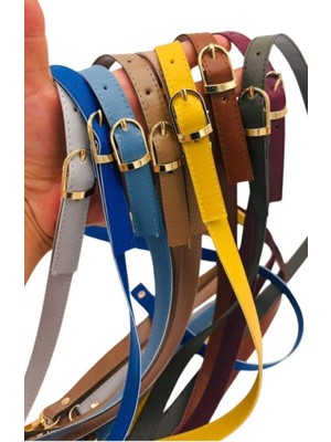 Angel Çanta Aksesuar 120X1.5 cm Tokalı Çanta Sapı Renk Seçenekli Light Gold Metalli 2