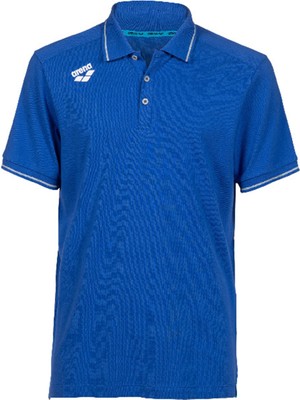 Team Solid Cotton Unisex Mavi Günlük Stil Polo T-Shirt 004901800