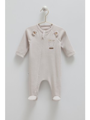 Caramell 01-06 Ay Beden Aralığı Fermuarlı Forest Tulum - Gri