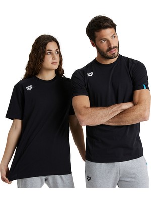 Team Panel Unisex Siyah Günlük Stil T-Shirt 004899500