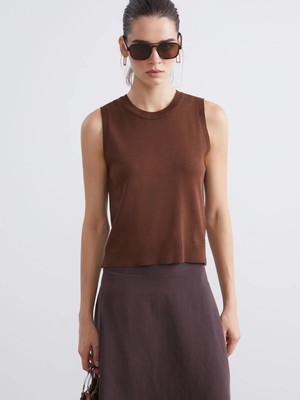 Lcw Vision  Bisiklet Yaka Kadın Triko Atlet  (W5)