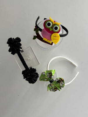 Kalben Accessories Kız Çocuk Şık 3’lü Taç Seti – Parti ve Günlük Kullanım