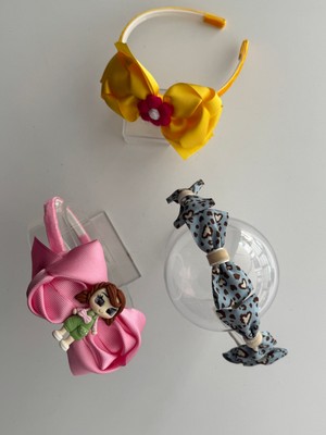 Kalben Accessories Kız Çocuk Şık 3’lü Taç Seti – Parti ve Günlük Kullanım