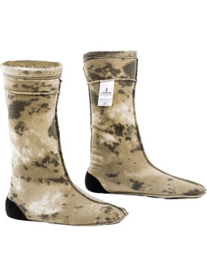 Savex Thermoking Polar Çizme Çorabı Kamuflaj 44/45 Termal Polar Kumaş Konforlu Kullanım