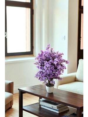 Yoğun Yapraklı 60 cm Yapay Sakura Bahar Dalı ağacı