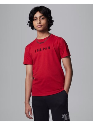 Nıke Jordan Jdb Mj Wordmark Emb Crew Erkek Çocuk Tişört 95D634