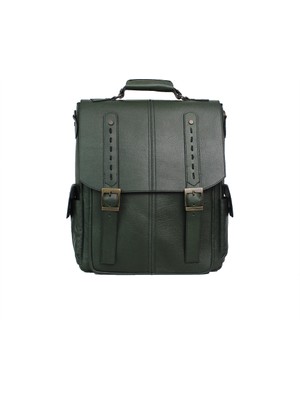 Dran Deri Unisex Büyük Sırt Çantası