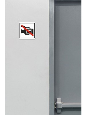 Kamera Yasak Sembolü 12 x 12