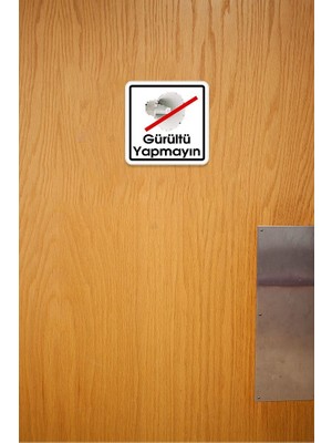 Gürültü Yapmayın Sembolü 12 x 12