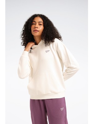 Reebok New Id Relax Sl Hoodıe Ekru Kadın Sweatshirt