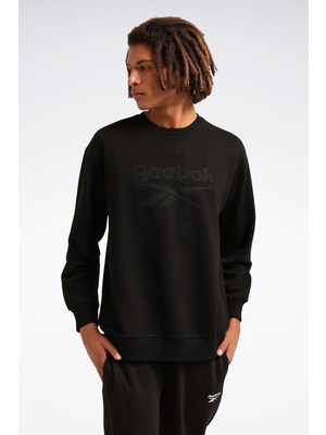 Reebok New Id Reg Crew Siyah Erkek Sweatshirt